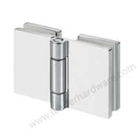 hinged shower door