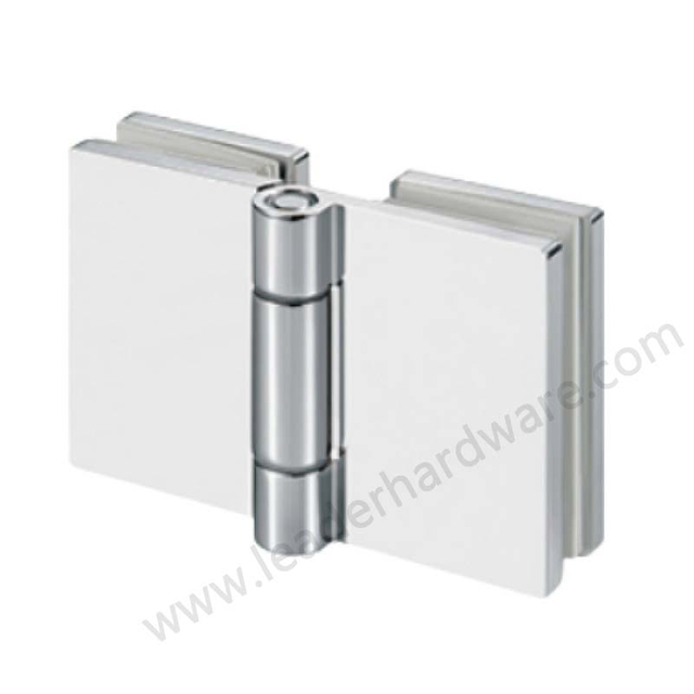hinged shower door