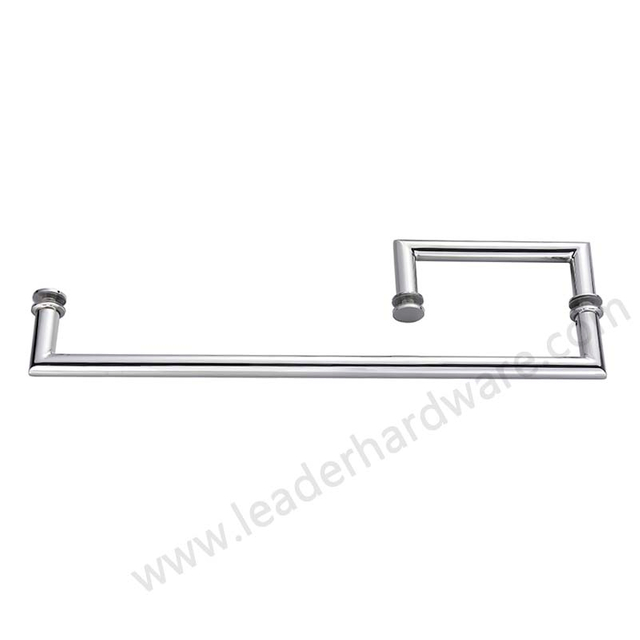 shower door pull handle towel bar